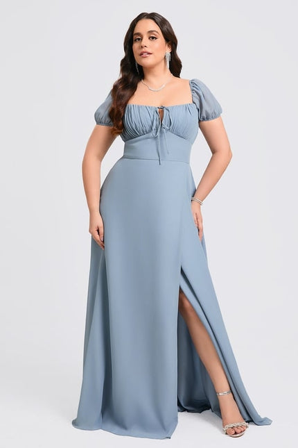 Robe Chic Longue Verte Raffinée - gallery 9