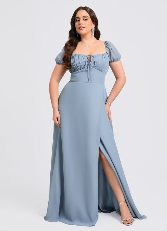 Robe Chic Longue Verte Raffinée - gallery 9