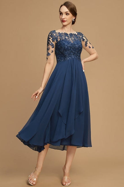 Robe Chic Élégance Ondulée - gallery 4