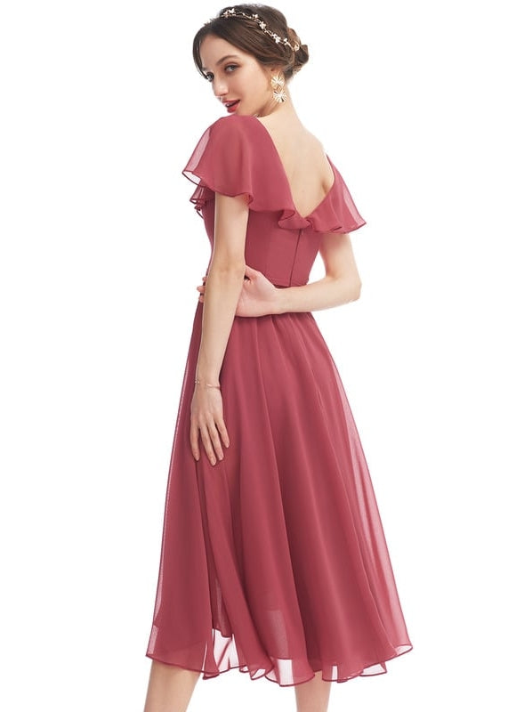 Robe Chic Fluide Bleu Nuit - gallery 2