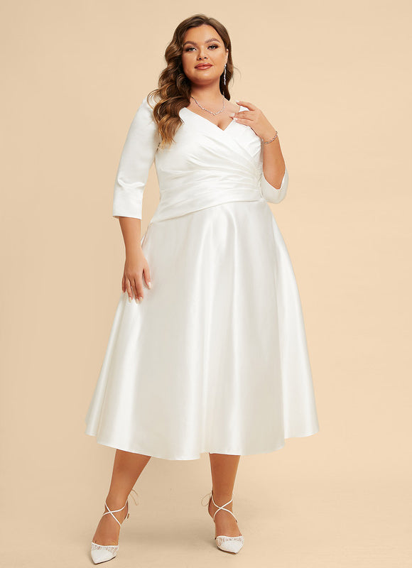 Robe Chic Élégance Satinée Midi - gallery 6