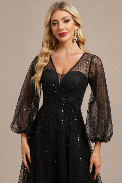 Robe Chic Soirée Pailletée - gallery 1