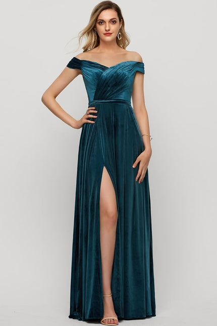 Robe Chic Velours Azur Révélateur - gallery 3