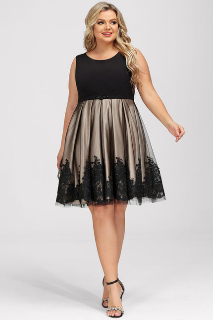 Robe Chic Élégance Tulle Noire - gallery 4