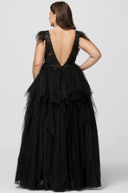 Robe De Soirée Longue Chic Noire - gallery 7