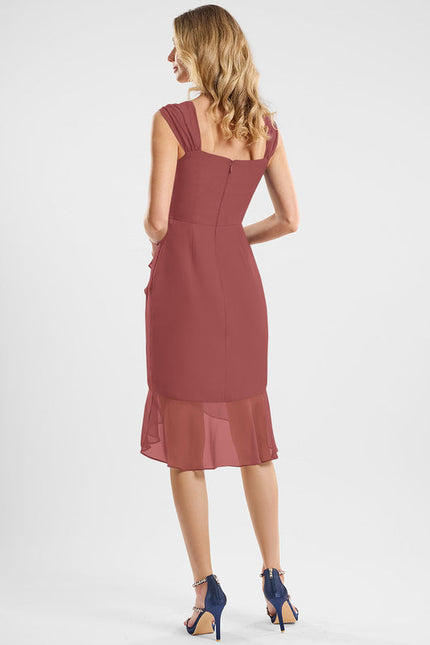 Robe Chic Mousseline Volants - gallery 1