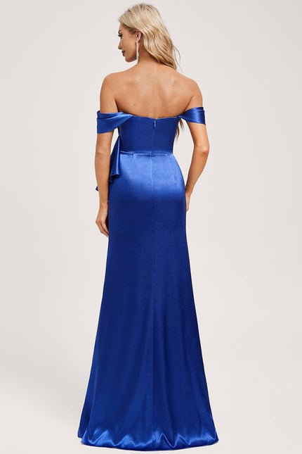 Robe Chic Satinée Ondulée - gallery 4