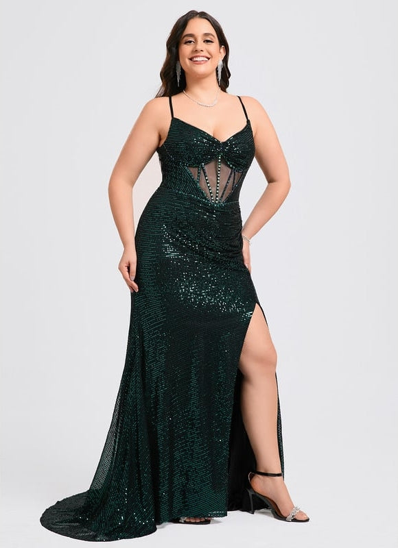 Robe Chic Sirène Pailletée - gallery 7