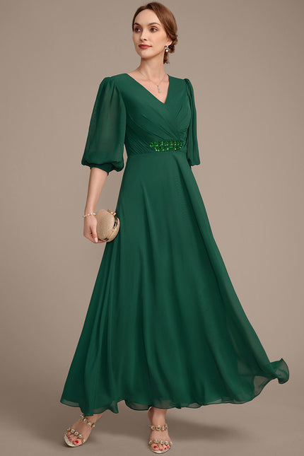 Robe Chic Mère Émeraude - gallery 4
