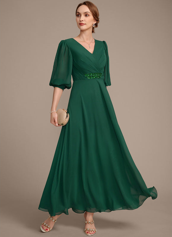 Robe Chic Mère Émeraude - gallery 4