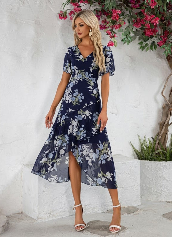 Robe Chic Florale Vaporeuse - gallery 3