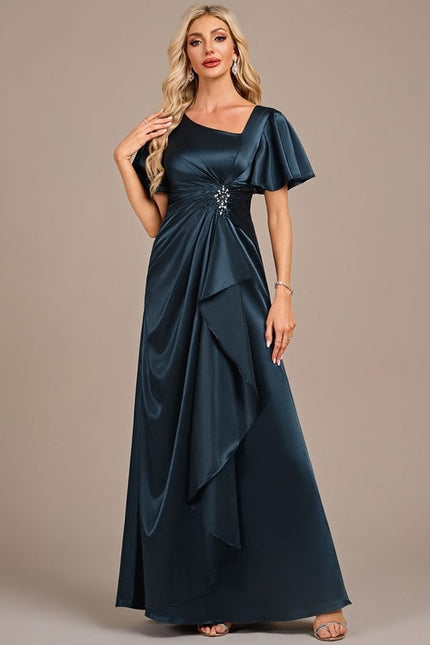 Robe Chic De Cérémonie Drapée - gallery 2