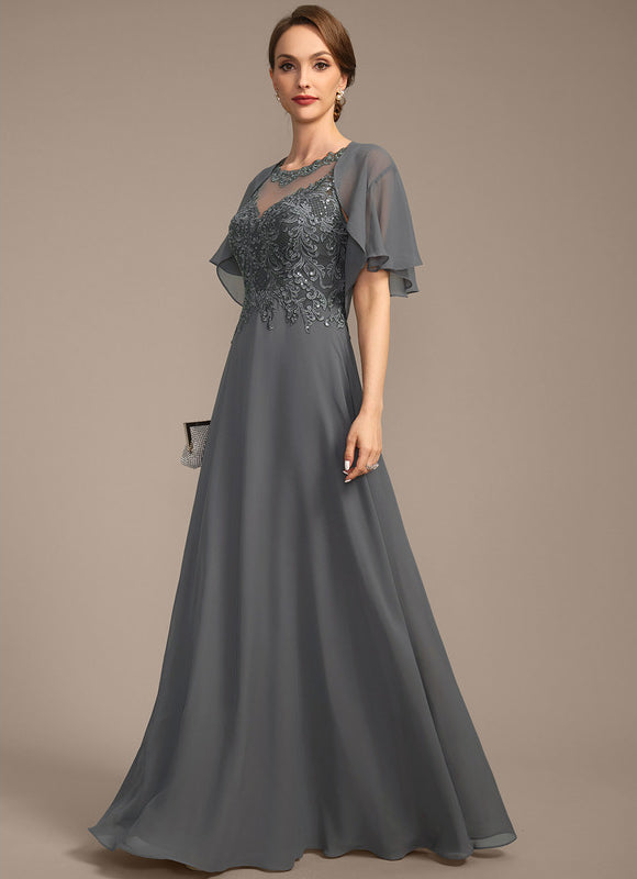 Robe Chic Violette Brodée - gallery 3