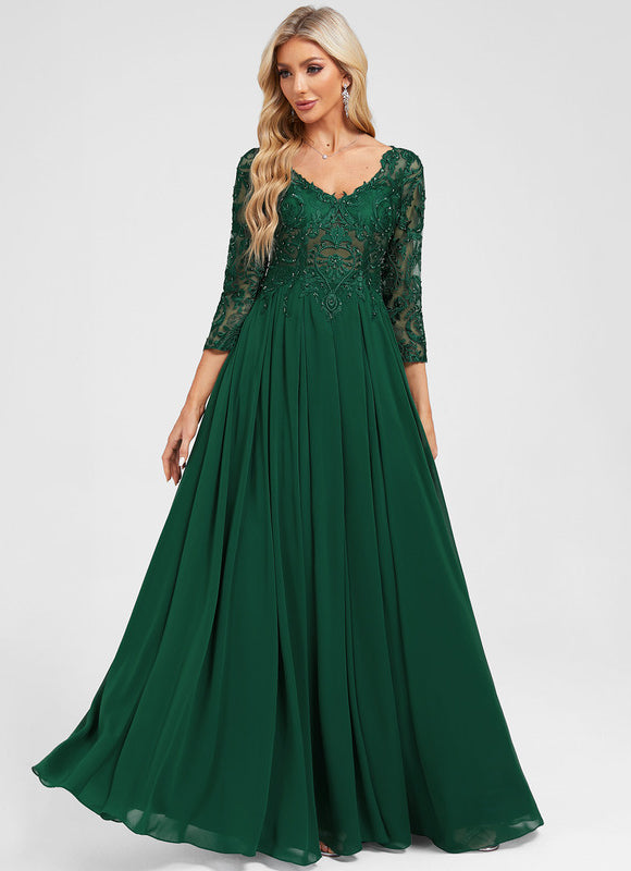 Robe Chic Émeraude Élégante - gallery 1
