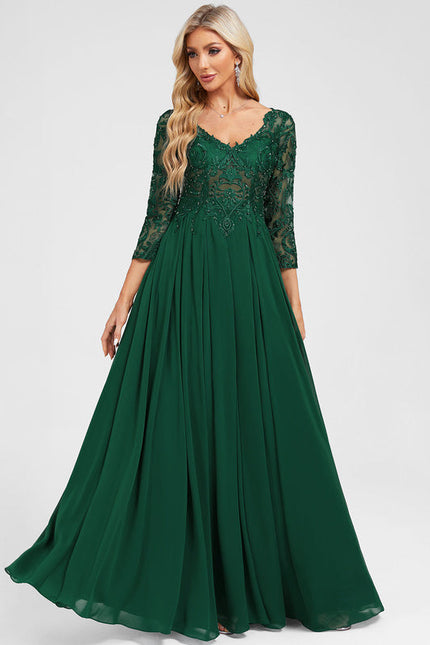 Robe Chic Émeraude Élégante - gallery 1