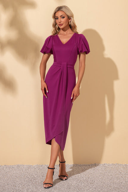 Robe Droite Midi Chic