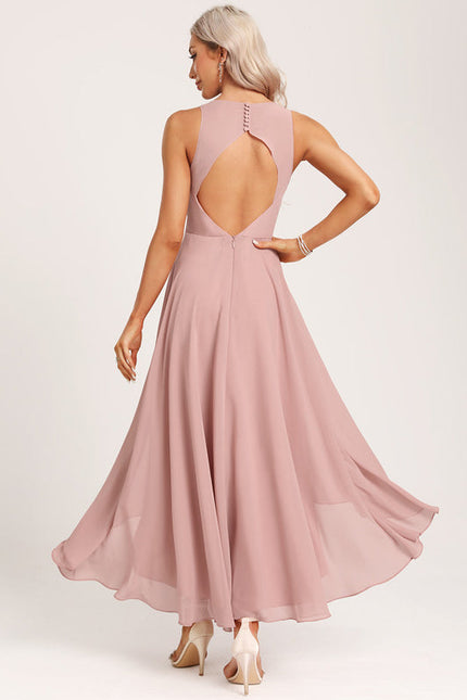 Robe Chic Mousseline Asymétrique - gallery 5