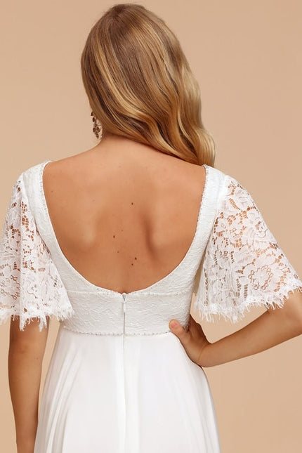Robe Blanche Plage Chic - gallery 4