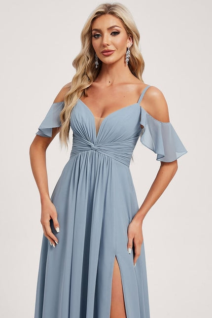 Robe Chic Fluide Ciel - gallery 3
