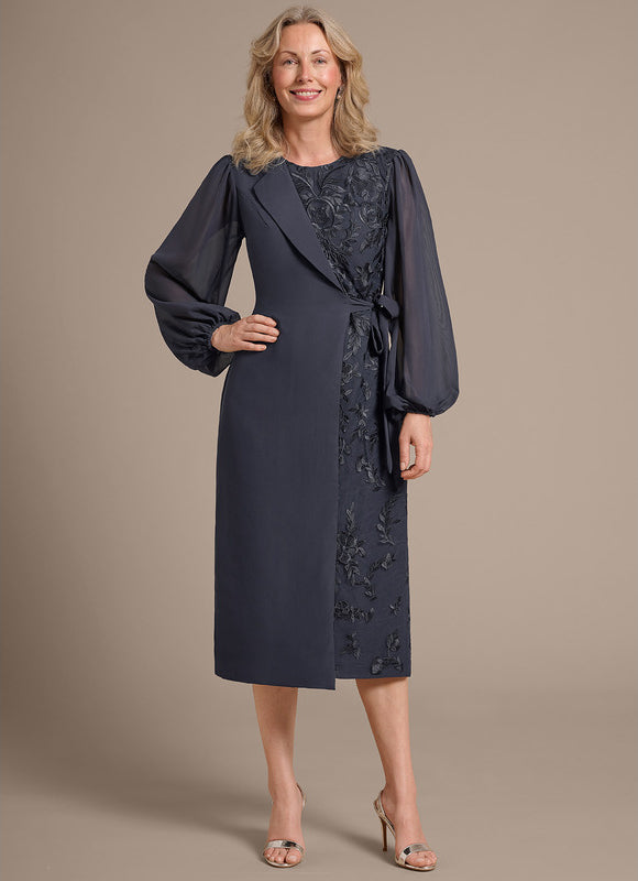 Robe Chic Élégante Brodée