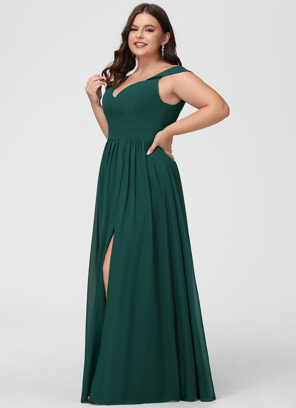 Robe Chic Mousseline Émeraude - gallery 8