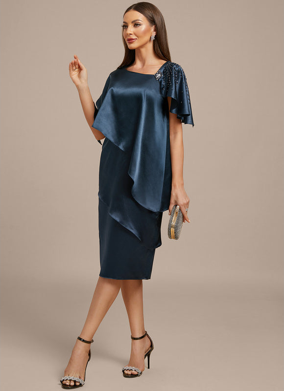 Robe Chic Satinée Nocturne - gallery 3