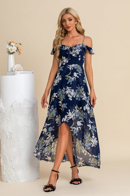 Robe Chic Fleurie Émeraude - gallery 7