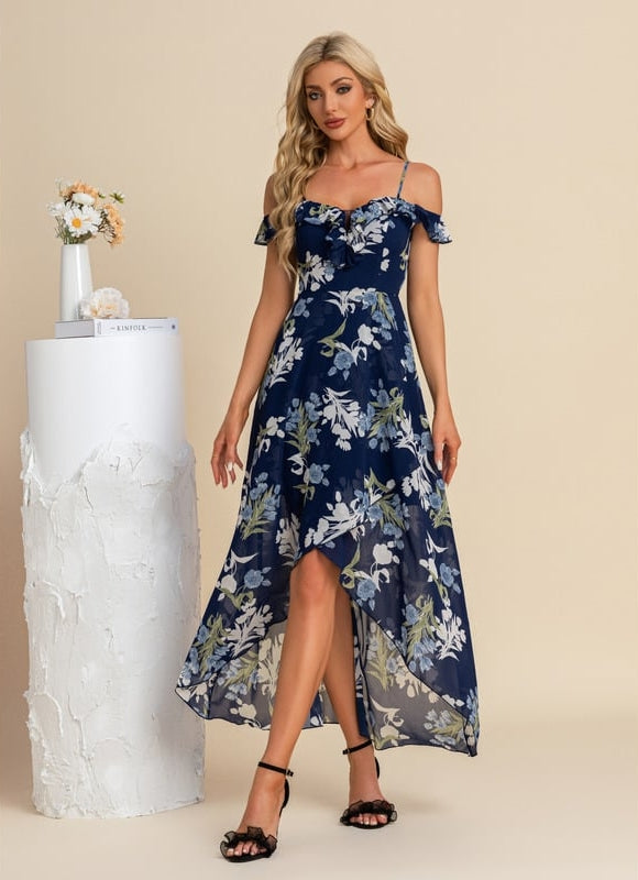 Robe Chic Fleurie Émeraude - gallery 7