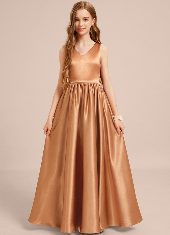 Robe Chic Satinée Dorée