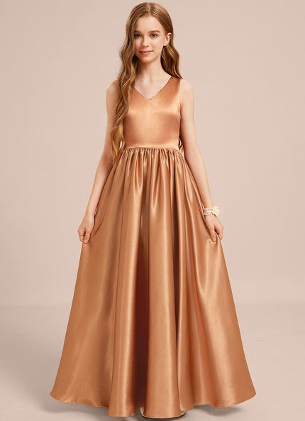 Robe Chic Satinée Dorée