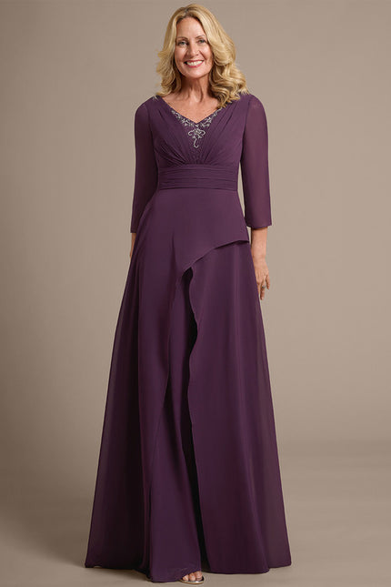 Robe Chic Plissée Améthyste - gallery 2