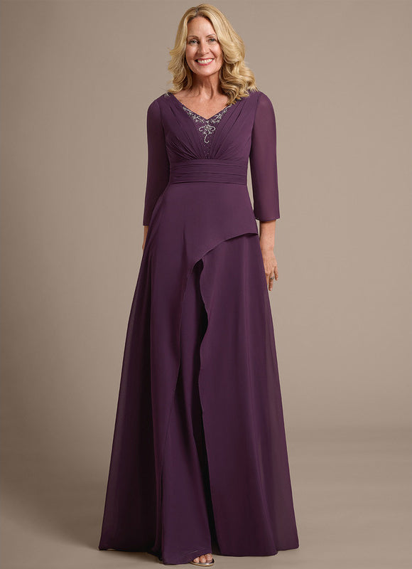 Robe Chic Plissée Améthyste - gallery 2