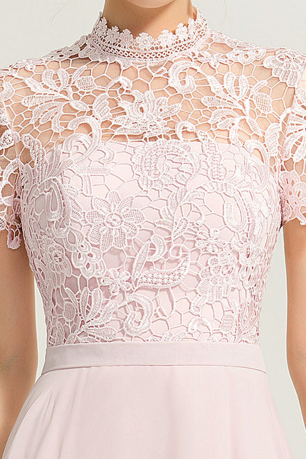 Robe Chic Élégance Rosée Légère - gallery 1
