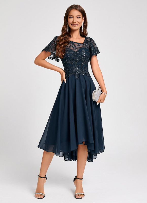 Robe Chic Cocktail Étoilée - gallery 6