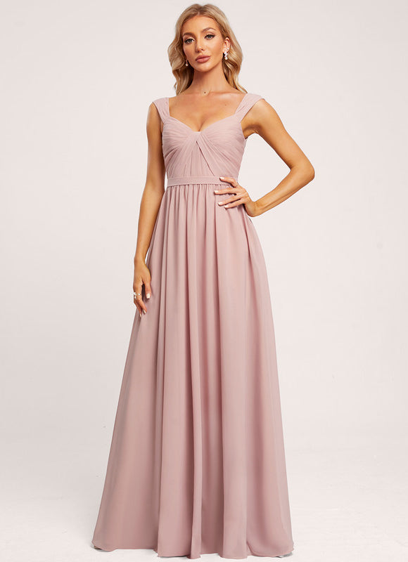 Robe Chic Rose Flottante - gallery 1