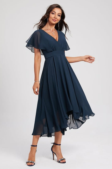 Robe Chic Asymétrique Vaporeuse - gallery 5