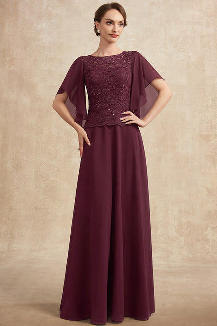 Robe Chic Violette Brodée - gallery 3