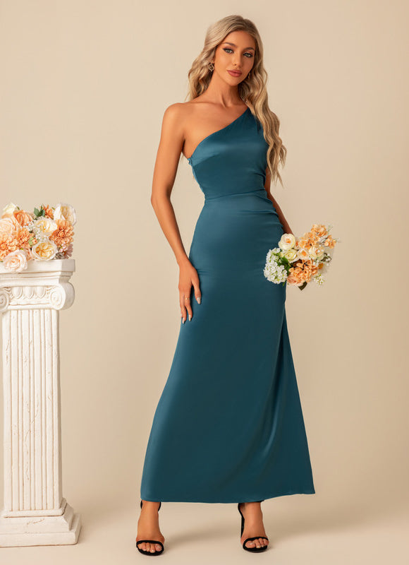 Robe Chic Glamour Asymétrique - gallery 4