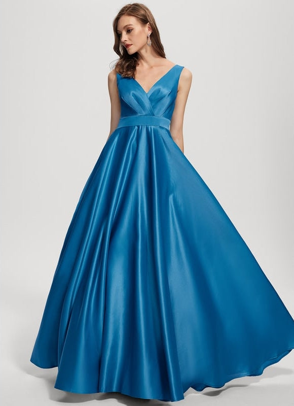 Robe Chic Bleu Electrique - gallery 1