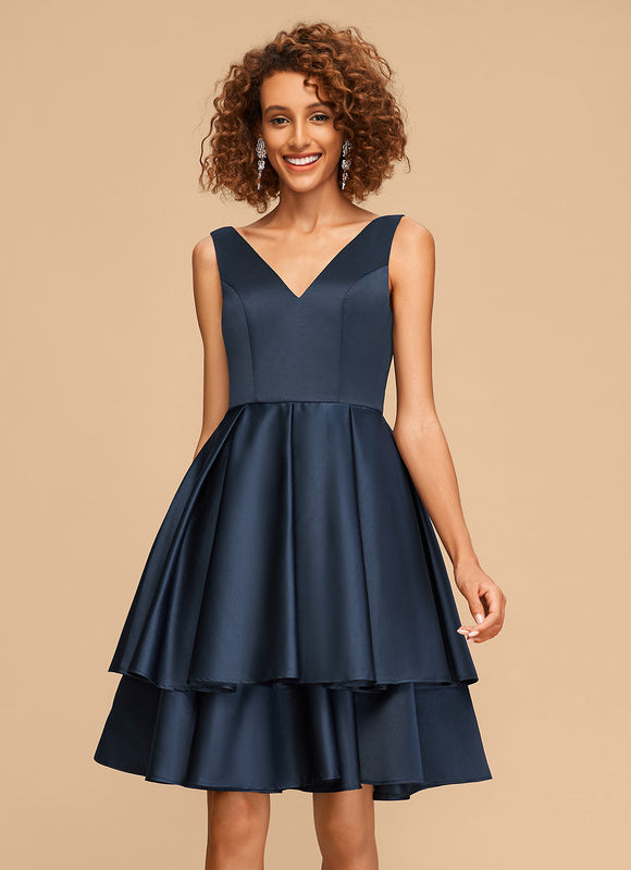 Robe Chic Satinée Cascade - gallery 3