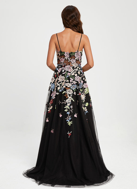 Robe Chic Fleurir Sombre - gallery 5