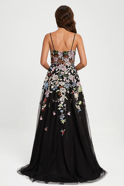 Robe Chic Fleurir Sombre - gallery 5