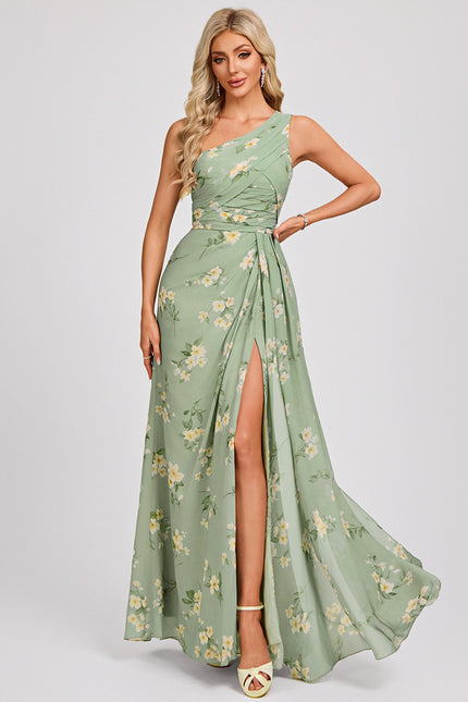 Robe Chic Asymétrique Beige
