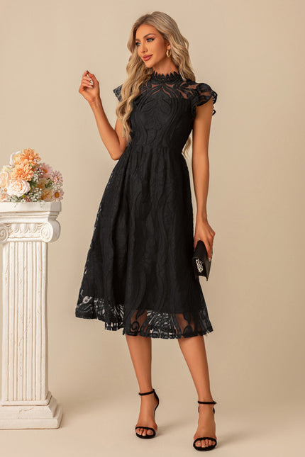 Robe Chic Dentelle Illusion - gallery 9
