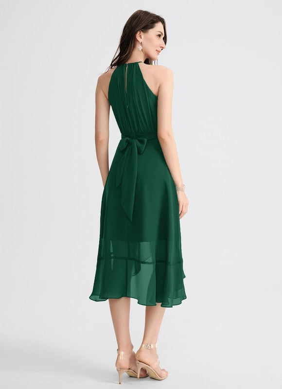 Robe Chic Ondée Émeraude - gallery 1