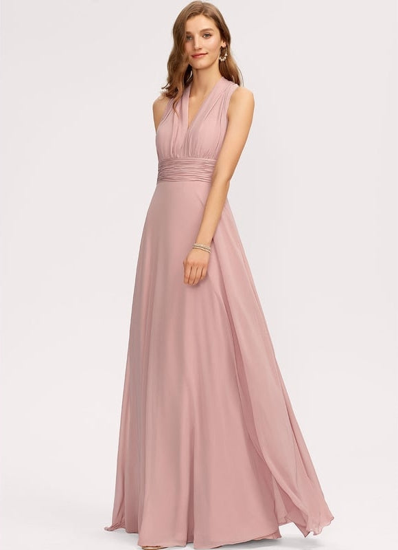 Robe Chic Élégance Rosée Éthérée - gallery 8