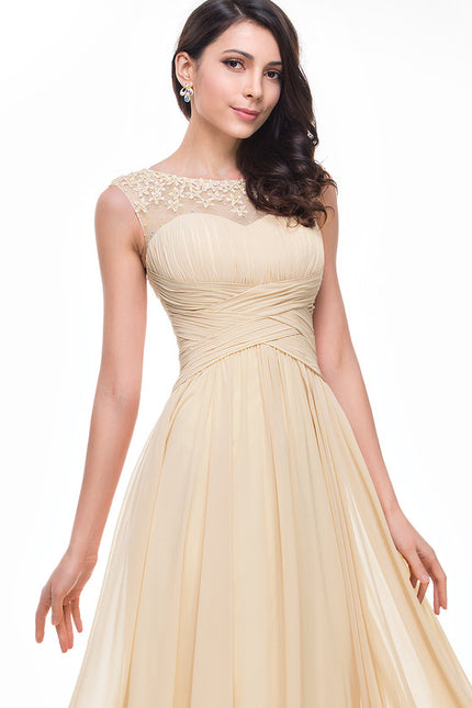 Robe Chic Jaune Pastel Élégante - gallery 6