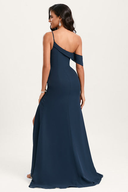 Robe Bleu Marine Chic Pour Mariage - gallery 1