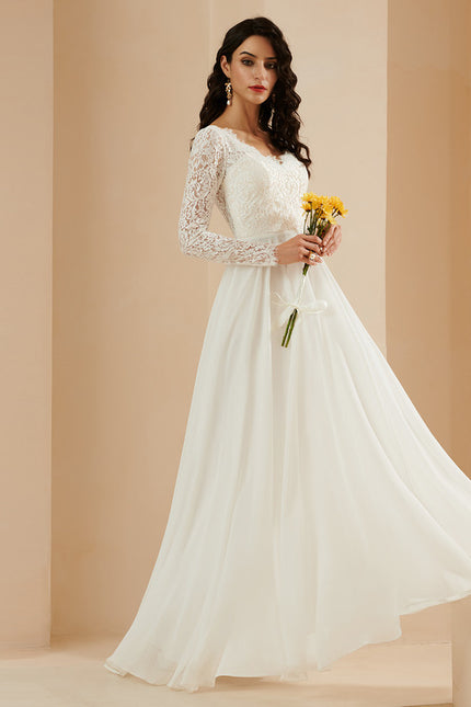Robe Blanche Plage Chic - gallery 4