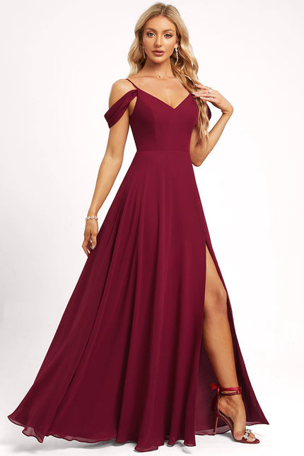 Robe Chic Épurée Bordeaux - gallery 7